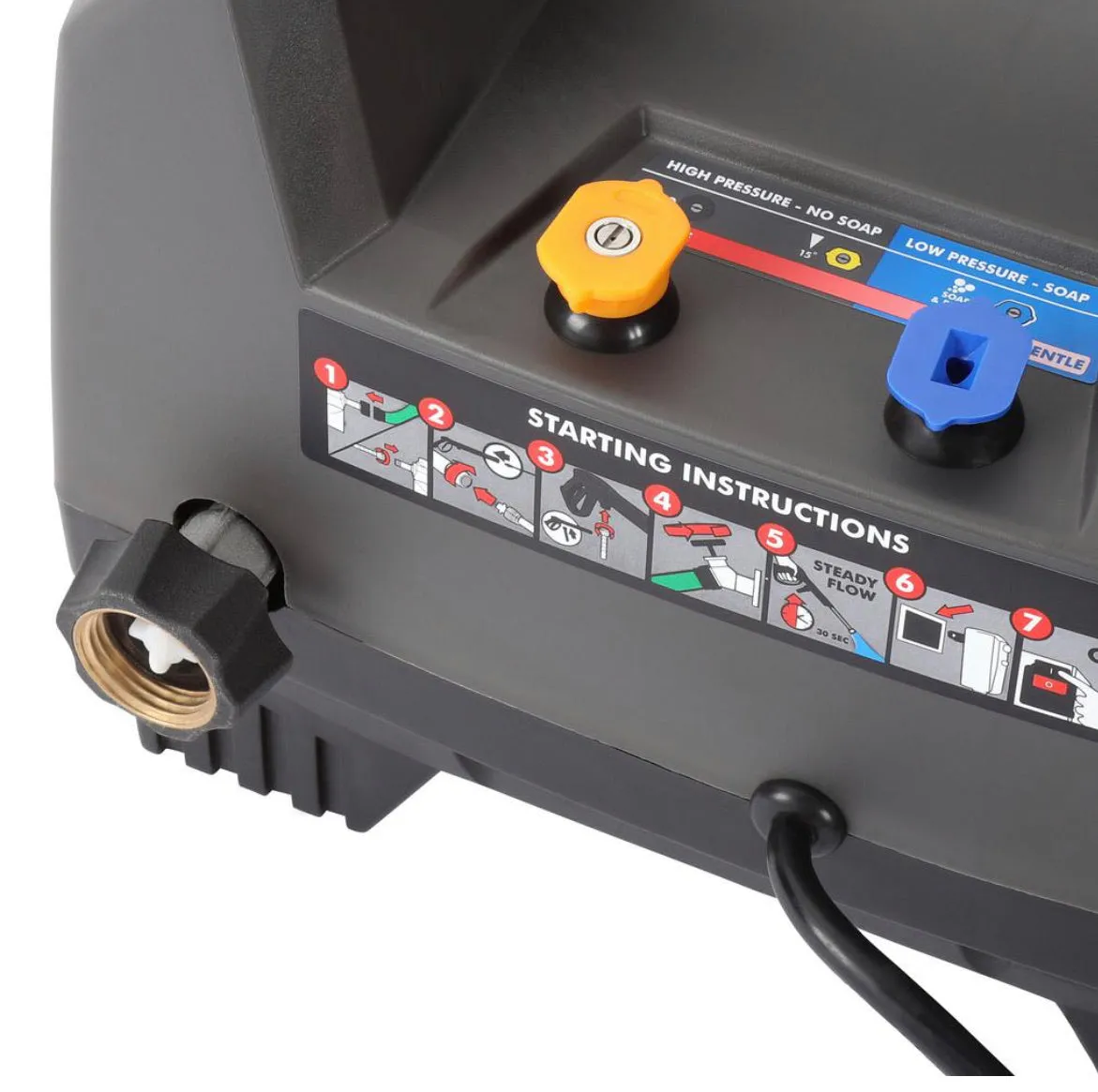 1,600 PSI 1.2 GPM Electric Pressure Washer