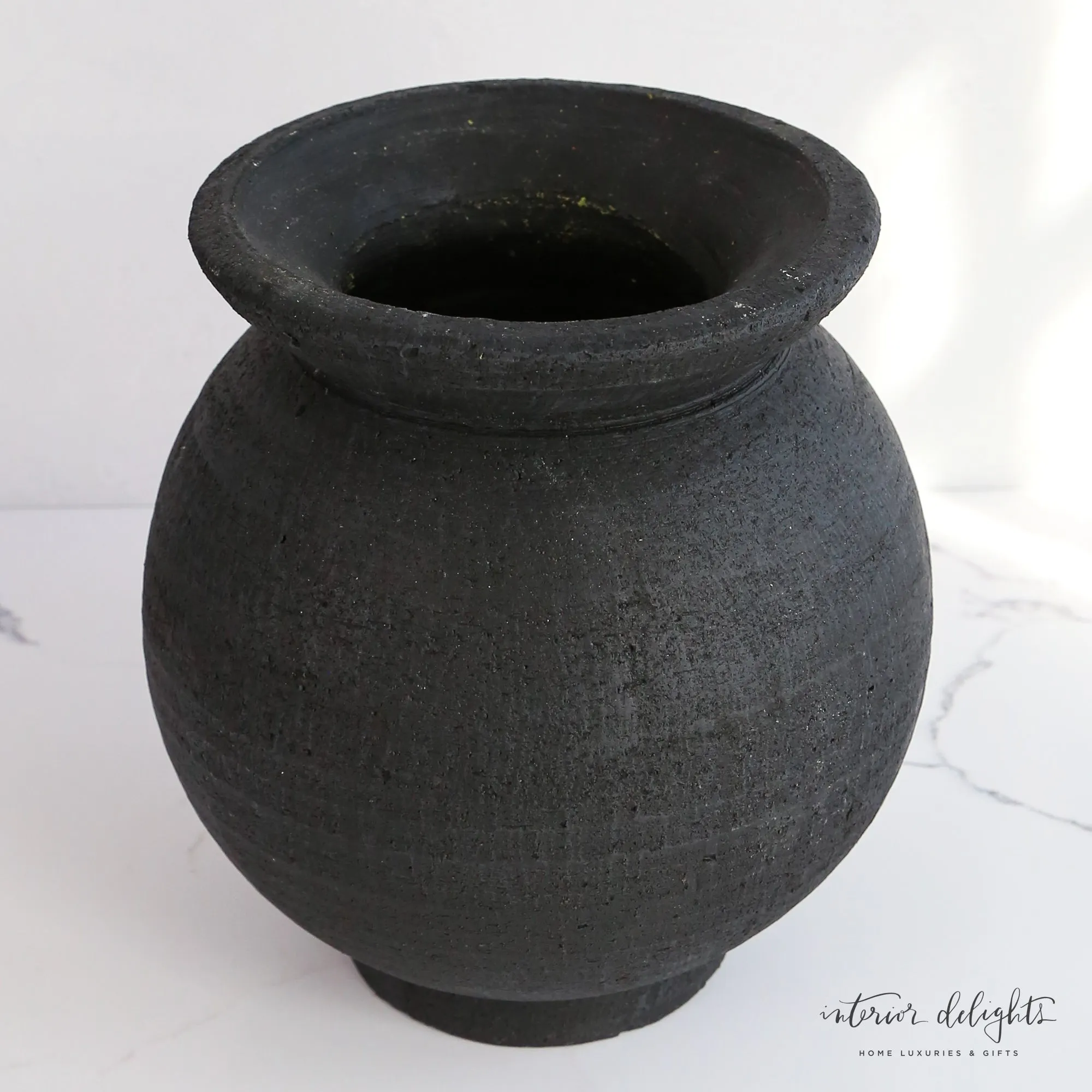 9.5" Black Paul Vase