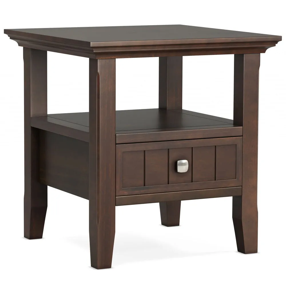 Acadian - End Table With Drawer - Brown by Couch.com
