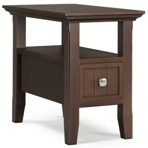Acadian - Narrow Side Table With Drawer - Brown by Couch.com