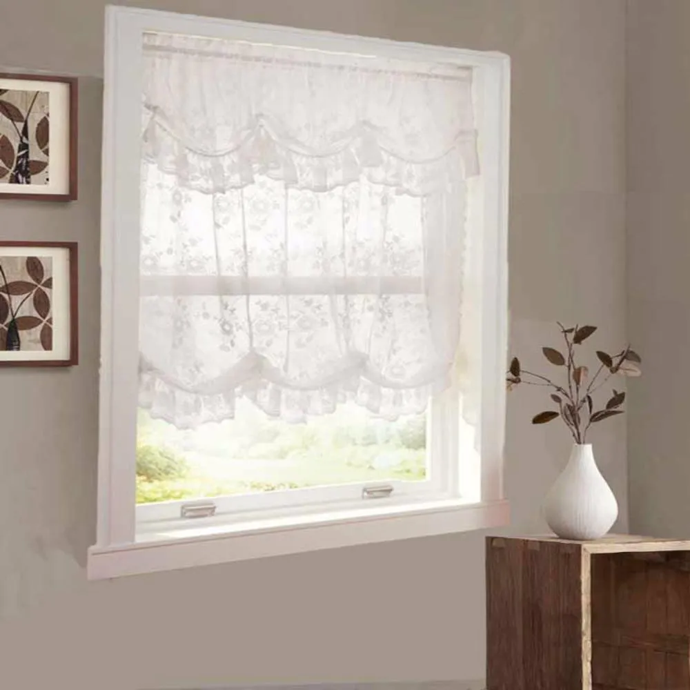 Alison Jacquard Lace Balloon Shade