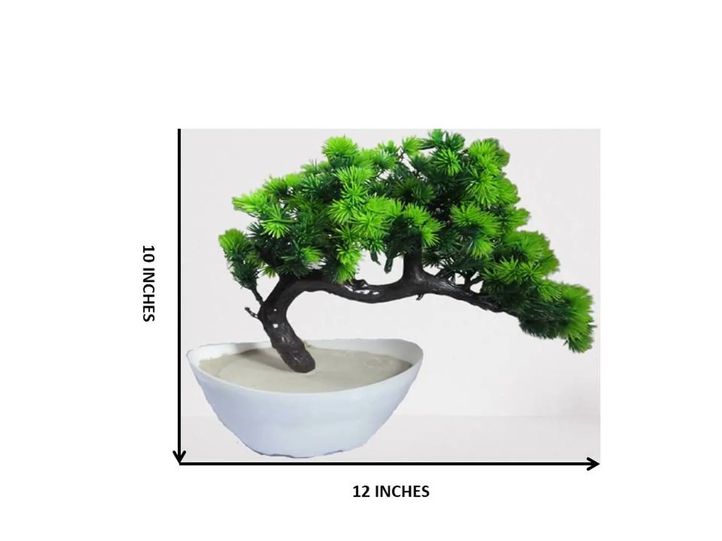Artificial Potted Green Wild Tree Bonsai