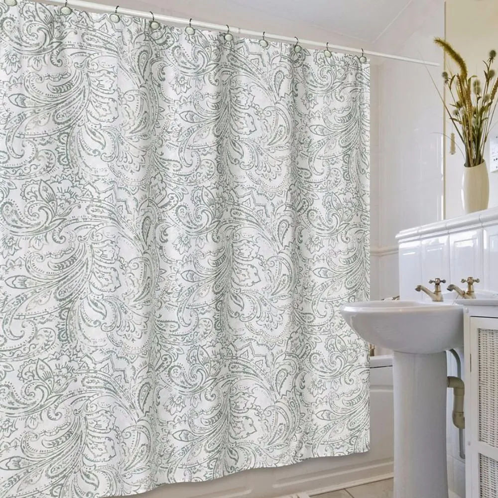 Beaumont Fabric Shower Curtain by Jennifer Adams