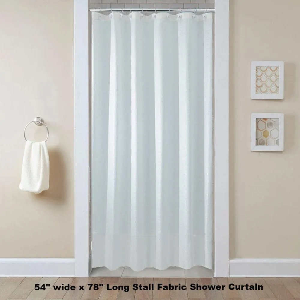 Carlton Stall Fabric Shower Curtain