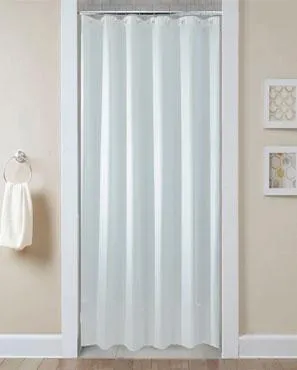 Carlton Stall Fabric Shower Curtain