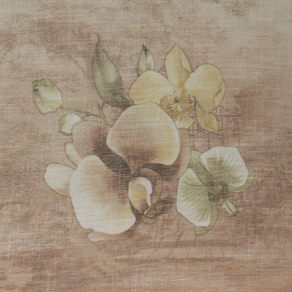 Chamberlain Lined Floral Grommet Top Panel