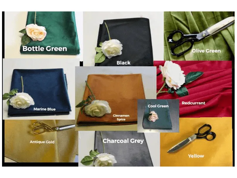 CHARCOAL GREY Velvet for Upholstery and Furnishings 140 cms - 330 gsm - by Truly Sumptuous