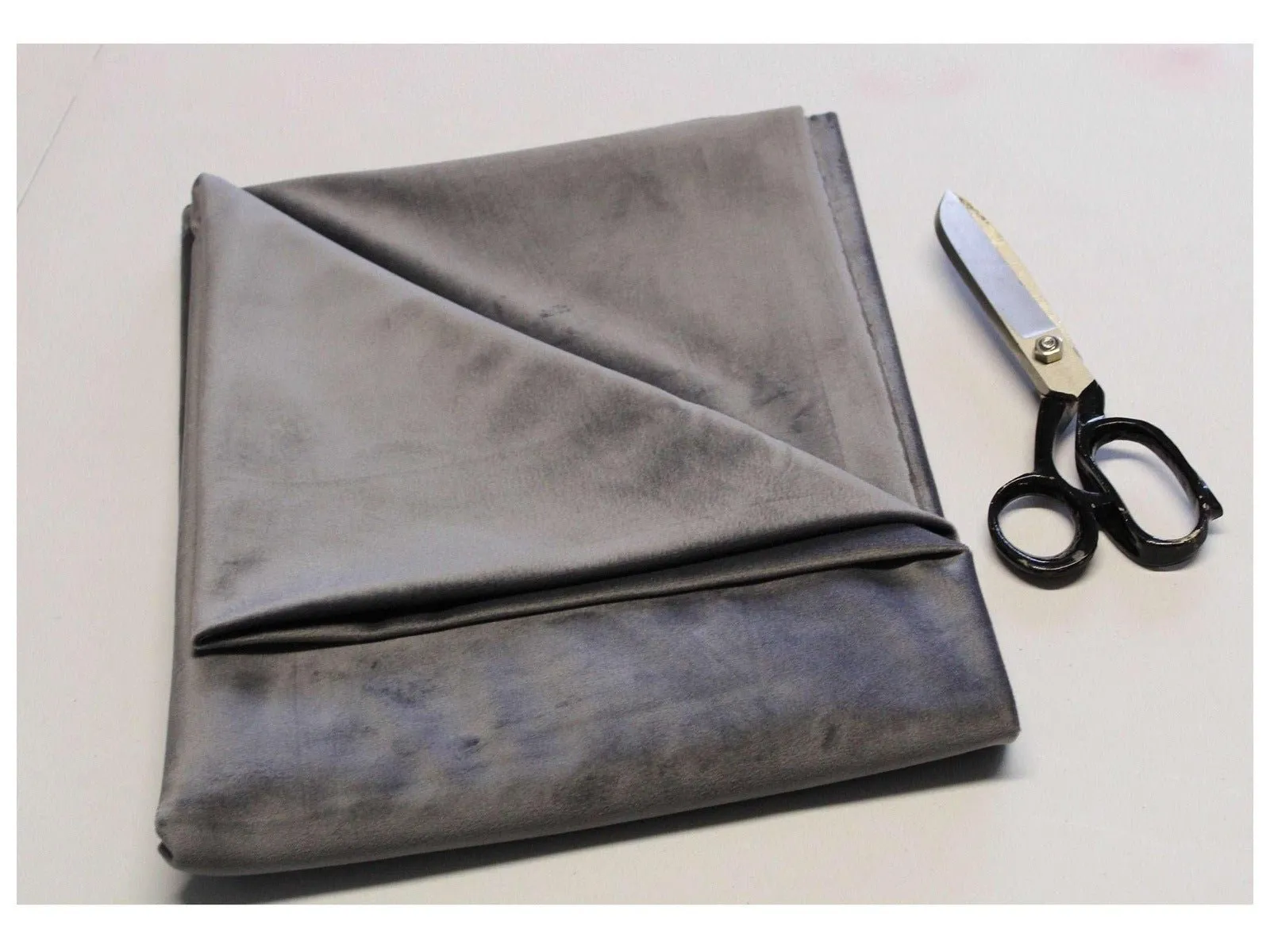 CHARCOAL GREY Velvet for Upholstery and Furnishings 140 cms - 330 gsm - by Truly Sumptuous