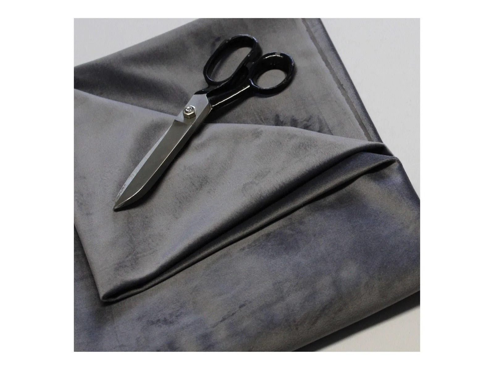 CHARCOAL GREY Velvet for Upholstery and Furnishings 140 cms - 330 gsm - by Truly Sumptuous
