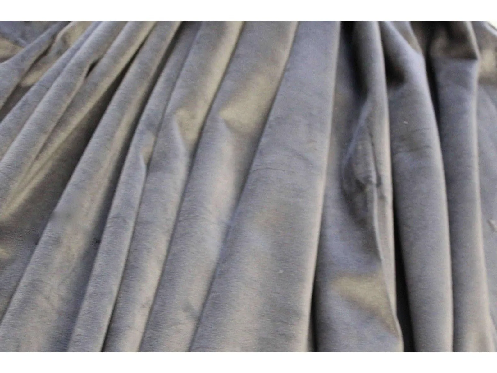 CHARCOAL GREY Velvet for Upholstery and Furnishings 140 cms - 330 gsm - by Truly Sumptuous