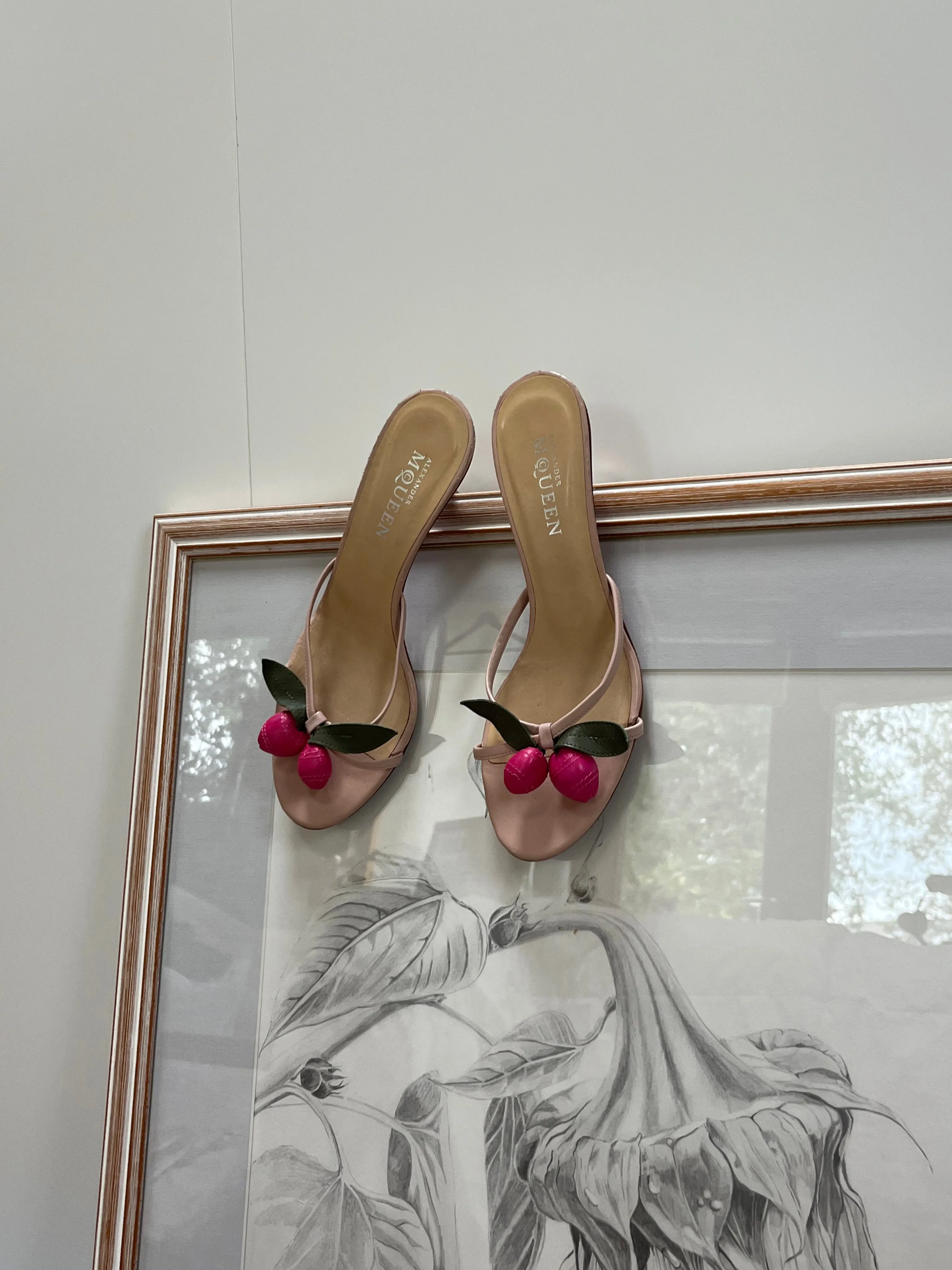 Cherry Alexander McQueen Heels