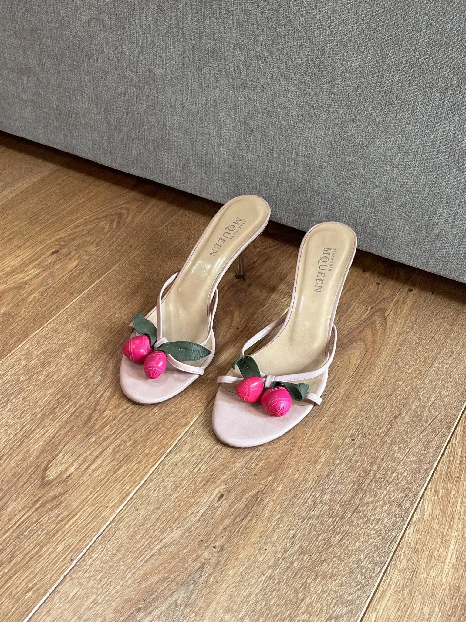 Cherry Alexander McQueen Heels
