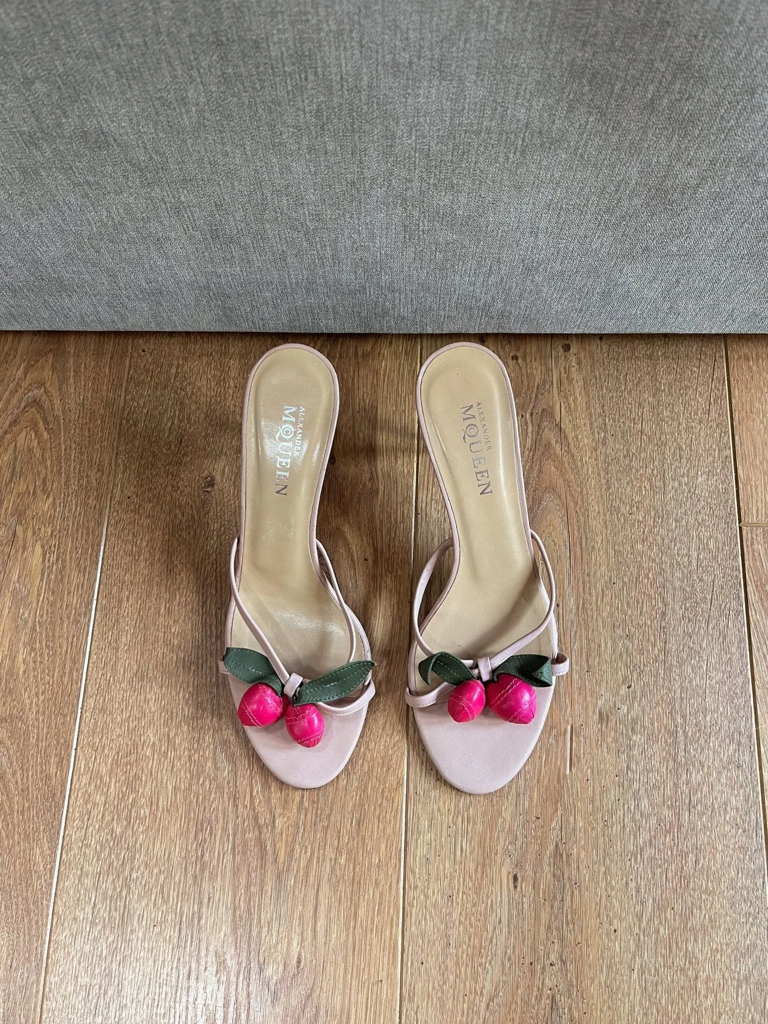 Cherry Alexander McQueen Heels
