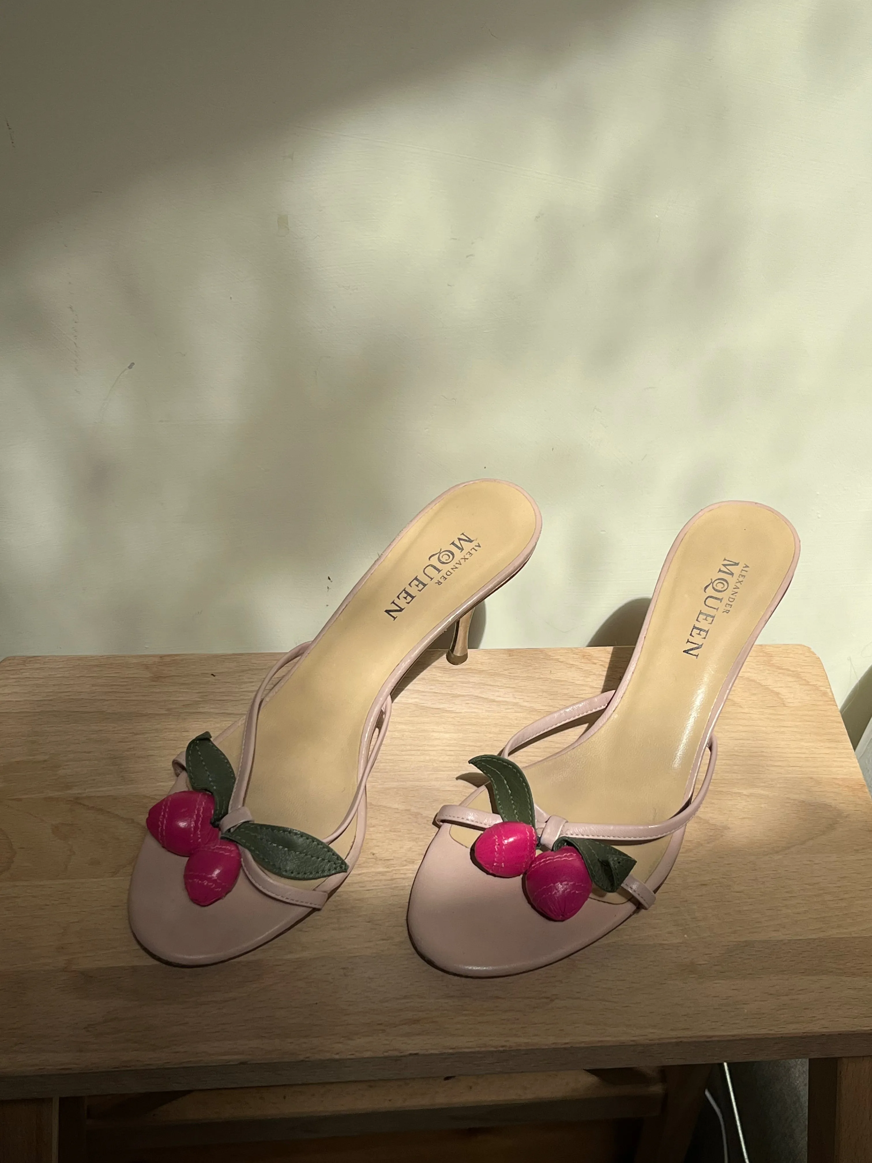 Cherry Alexander McQueen Heels