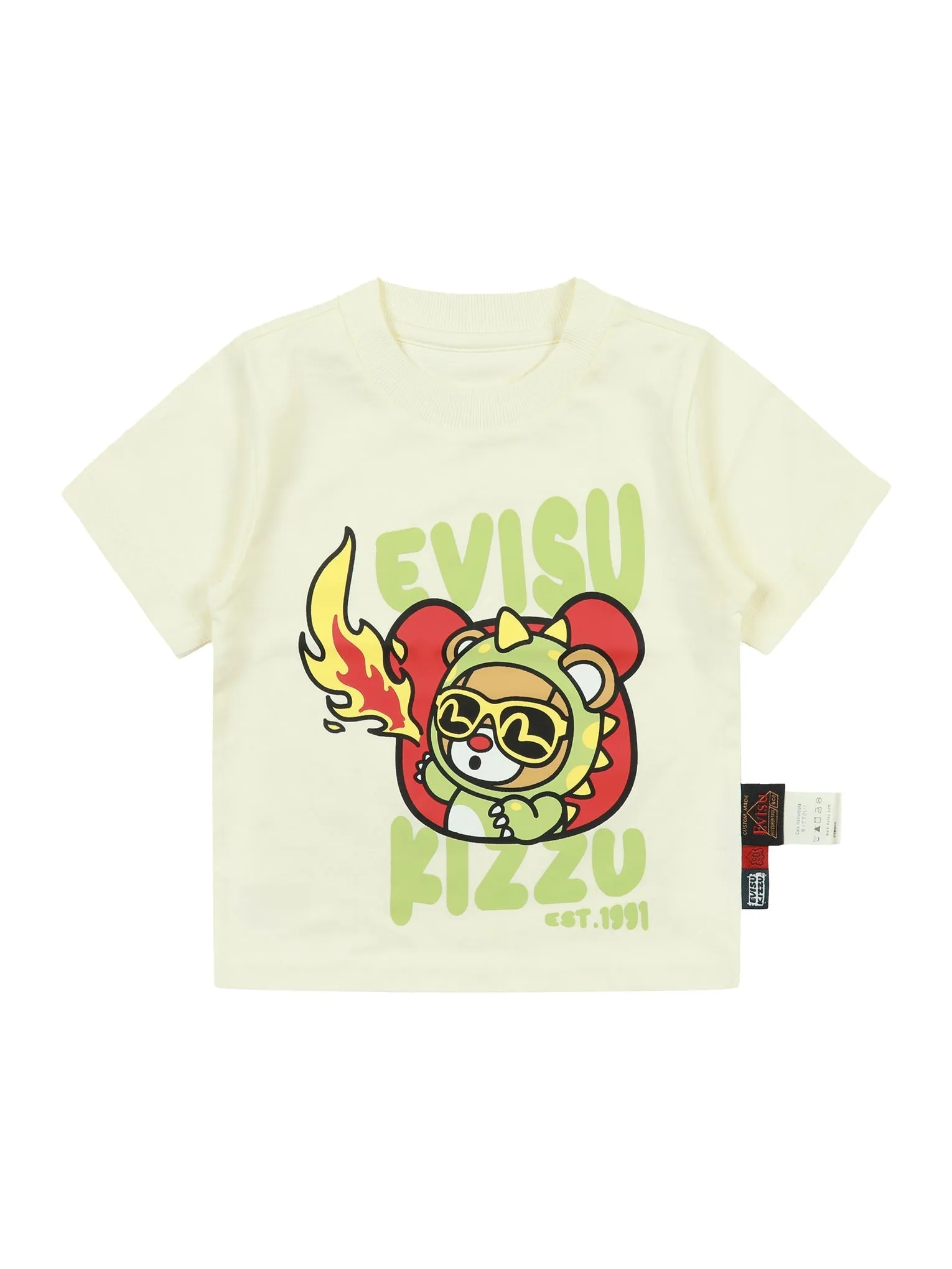 Eruptive Dinosaur Bear print  Regular Fit T-shirt