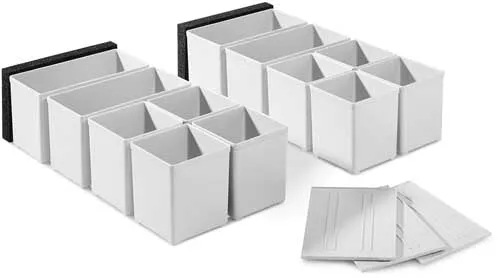 Festool, Plastic Containers Set 60X60/120X71 3Xft 201124, FES201124