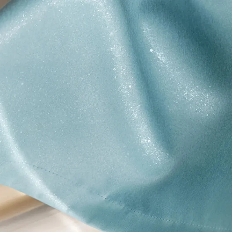 Hannah Glossy Polyester Curtain Swatch