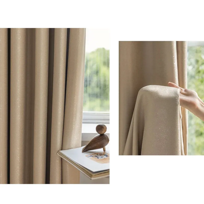 Hannah Glossy Polyester Curtain Swatch