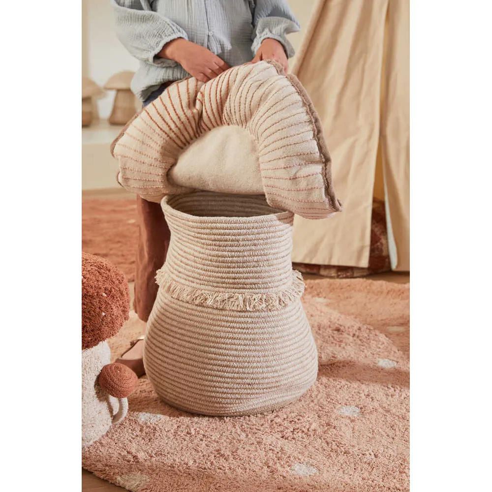 Lorena Canals Mushroom Hunters Giant Mushroom Basket - 45x40x40cm
