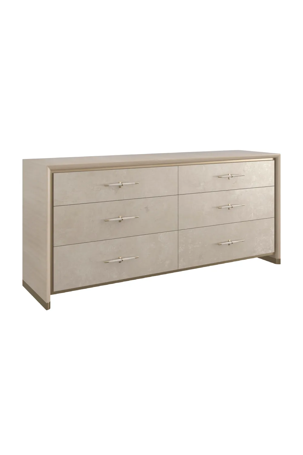 Metallic Leaf Modern Dresser | Caracole Hang Up