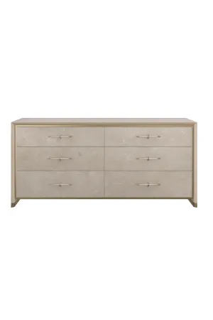 Metallic Leaf Modern Dresser | Caracole Hang Up