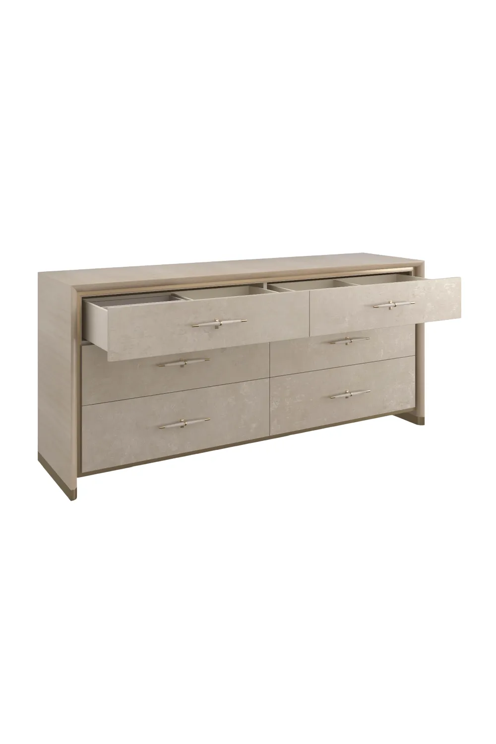 Metallic Leaf Modern Dresser | Caracole Hang Up