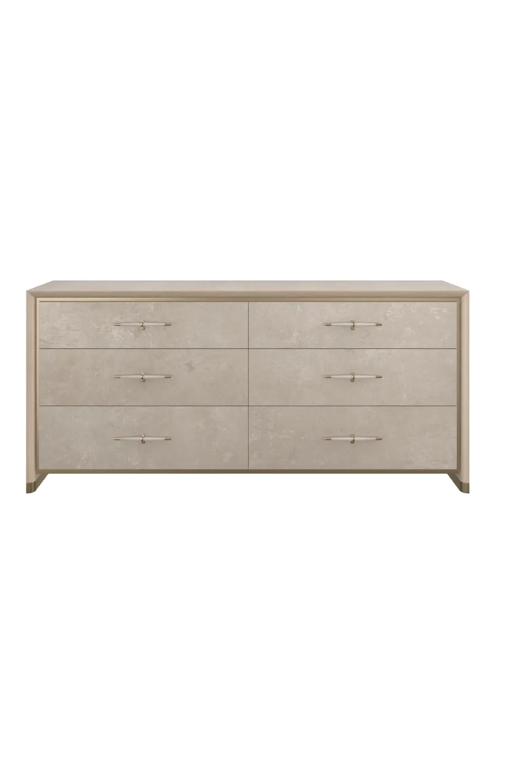 Metallic Leaf Modern Dresser | Caracole Hang Up
