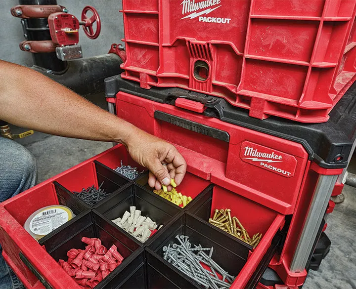 Milwaukee Packout 2 Drawer Tool Box Dividers
