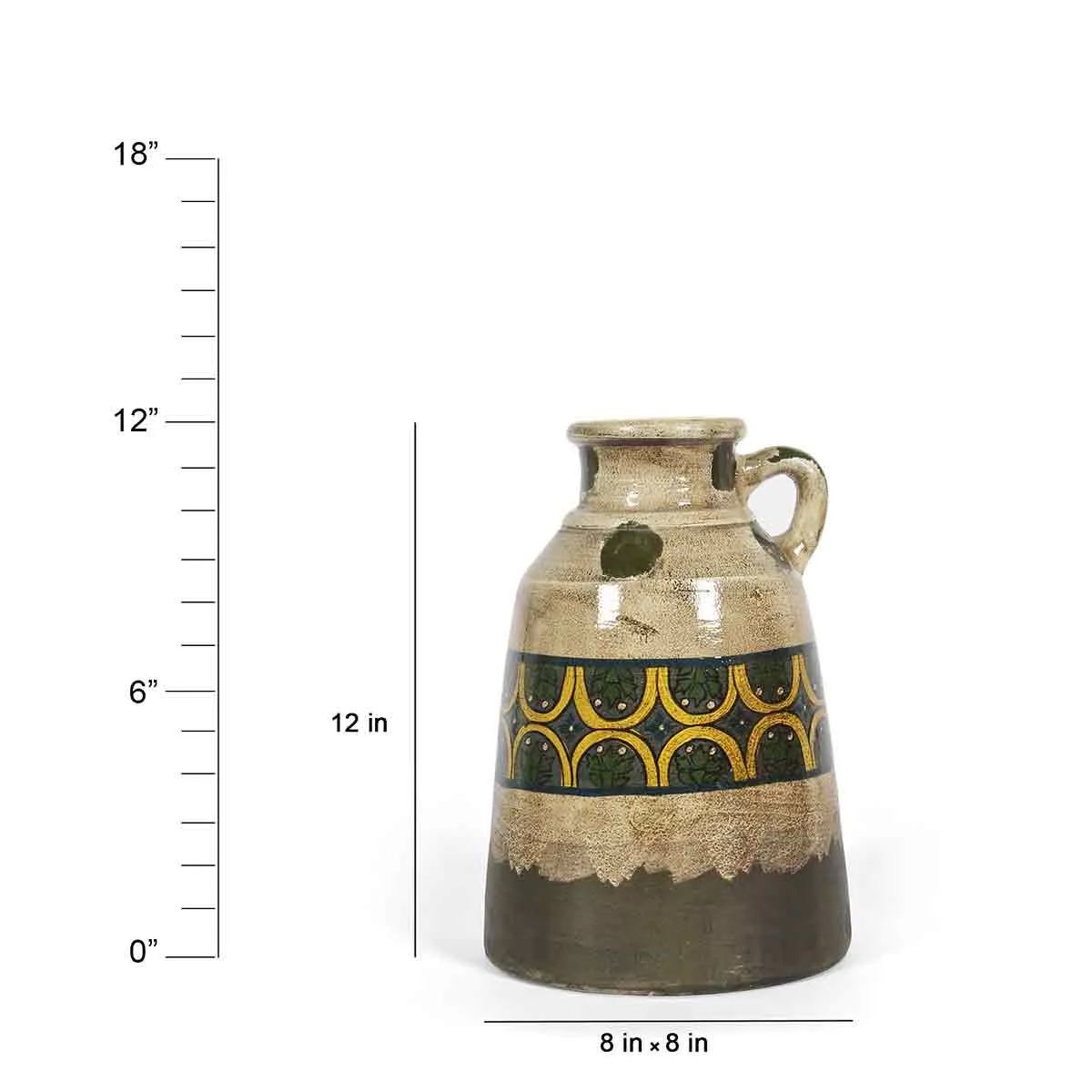 Opium Dull Green Vase