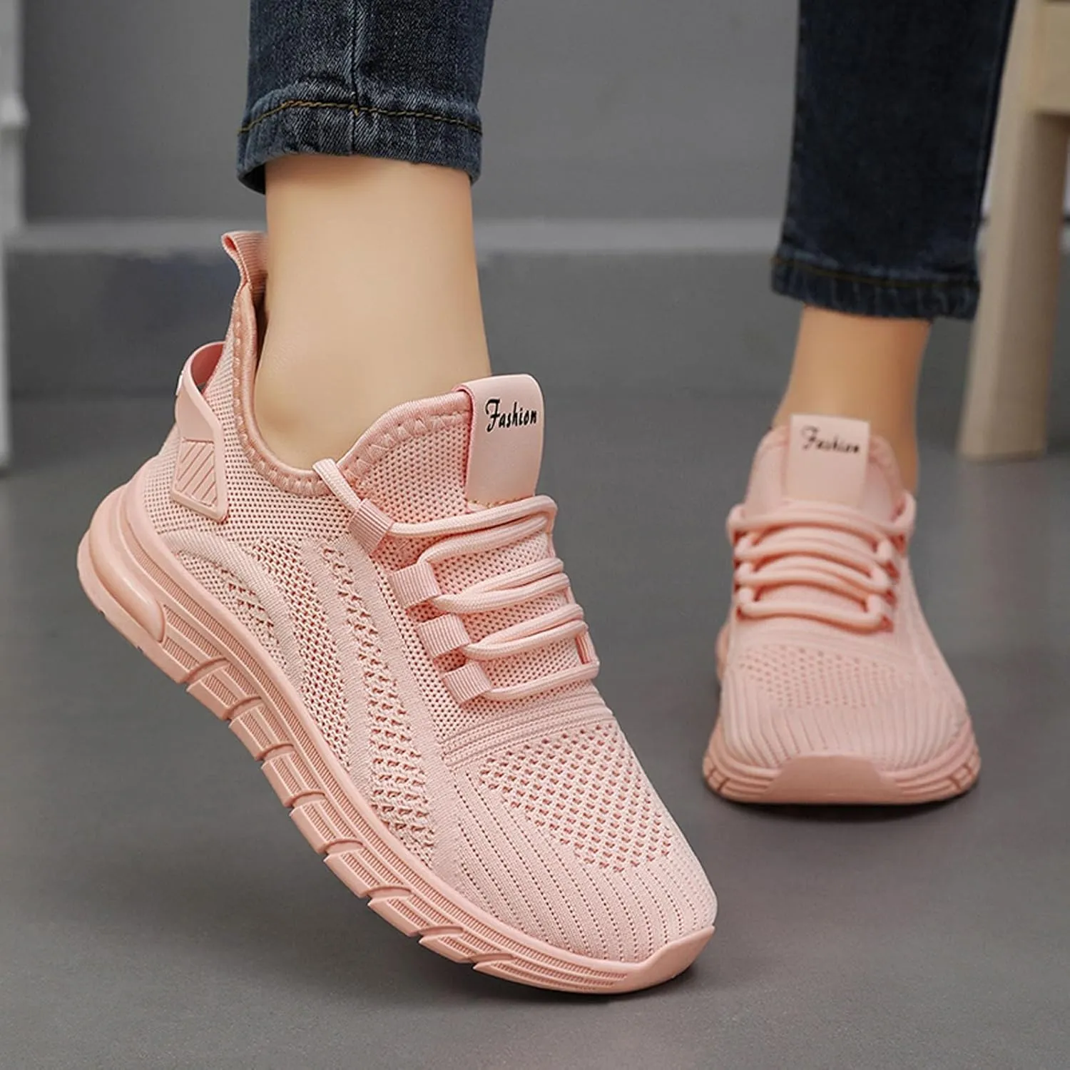Orthopedic Shoes for Women Slip ons Hands Free Tennis Walking Shoes Breathable Athletic Gym Workout Training Sneakers