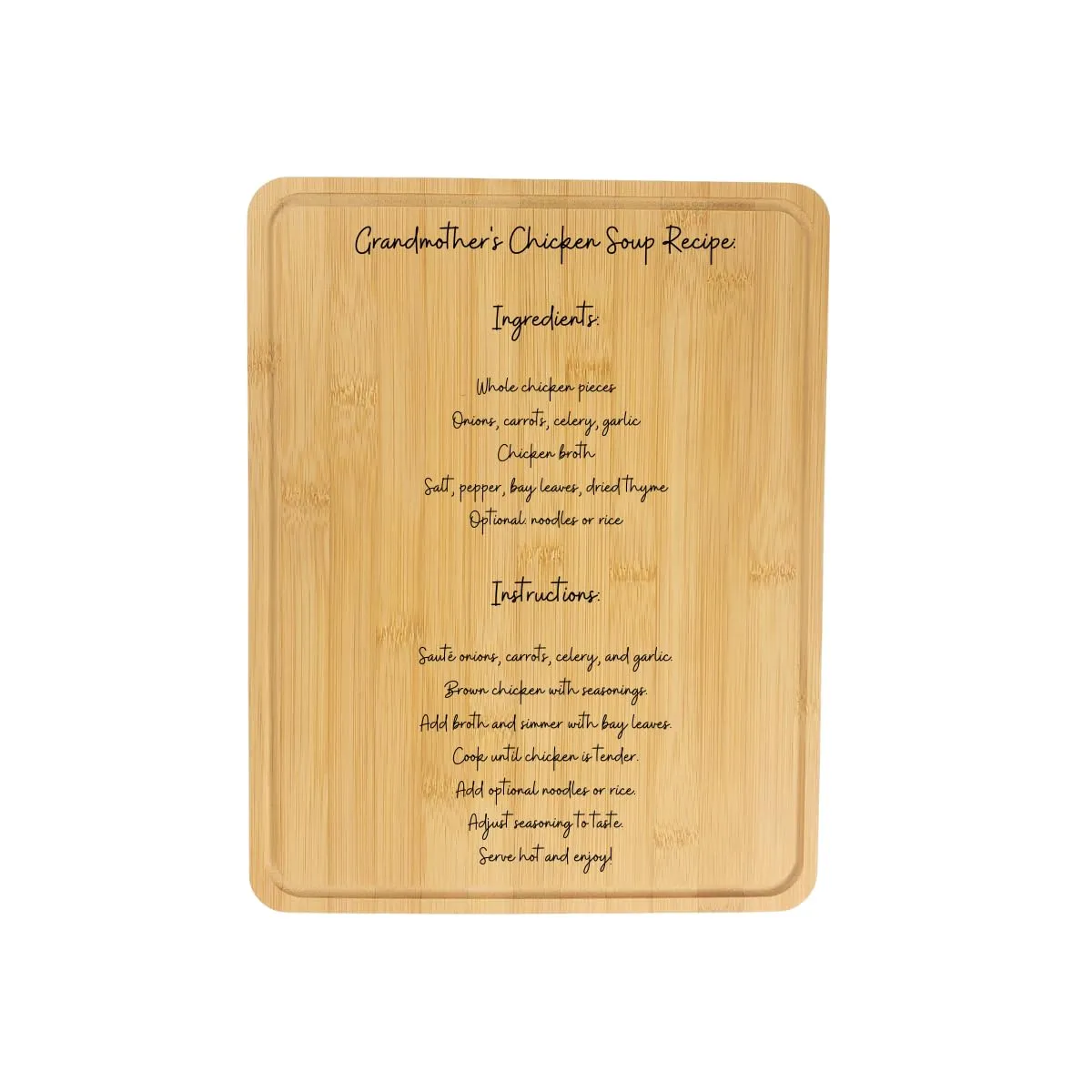 (Set of 10) 14"X11" Thick Sturdy Bulk Plain Bamboo Serving Tray, Chopping Board with Juice Groove for Customized, Personalized Engraving Purpose