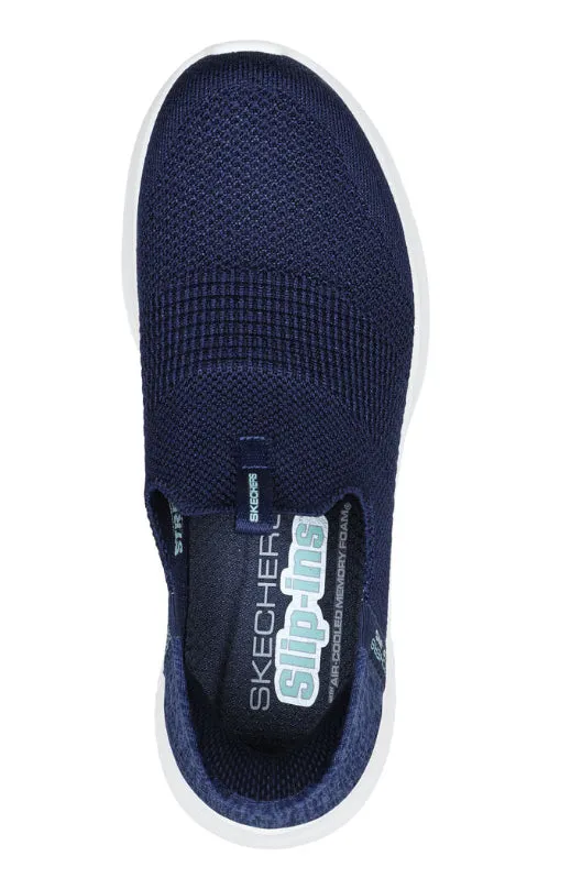 Skechers Navy Slip Ons 149709