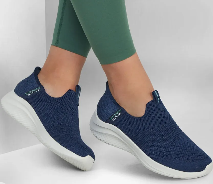 Skechers Navy Slip Ons 149709