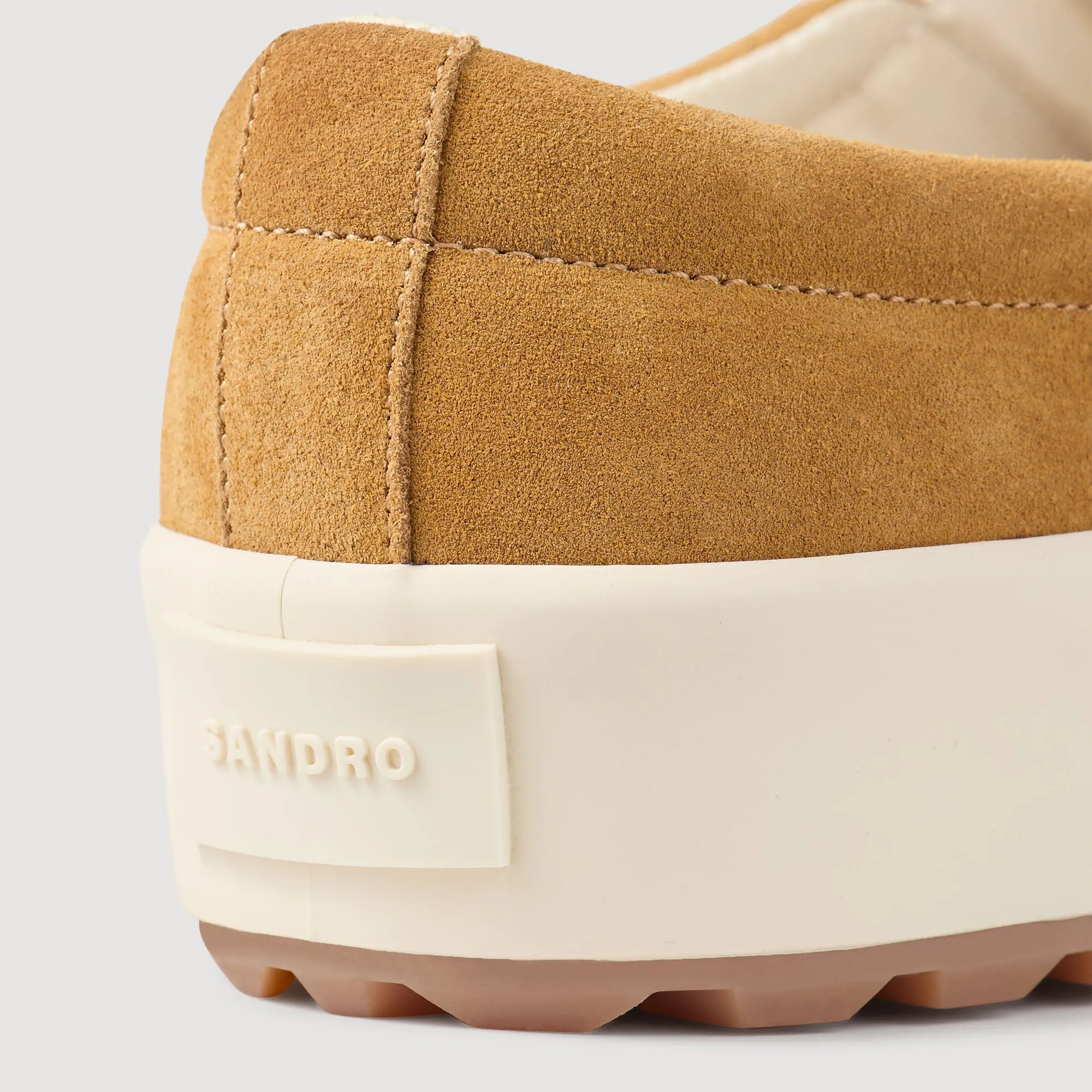 Vulca Slip-On Split Leather Slip-Ons Camel